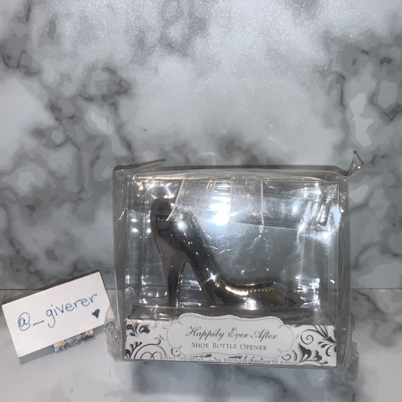 SET OF 5 Happily Ever After Shoe Bottle Opener Disney Fairy Tale Weddings - Picture 3 of 11